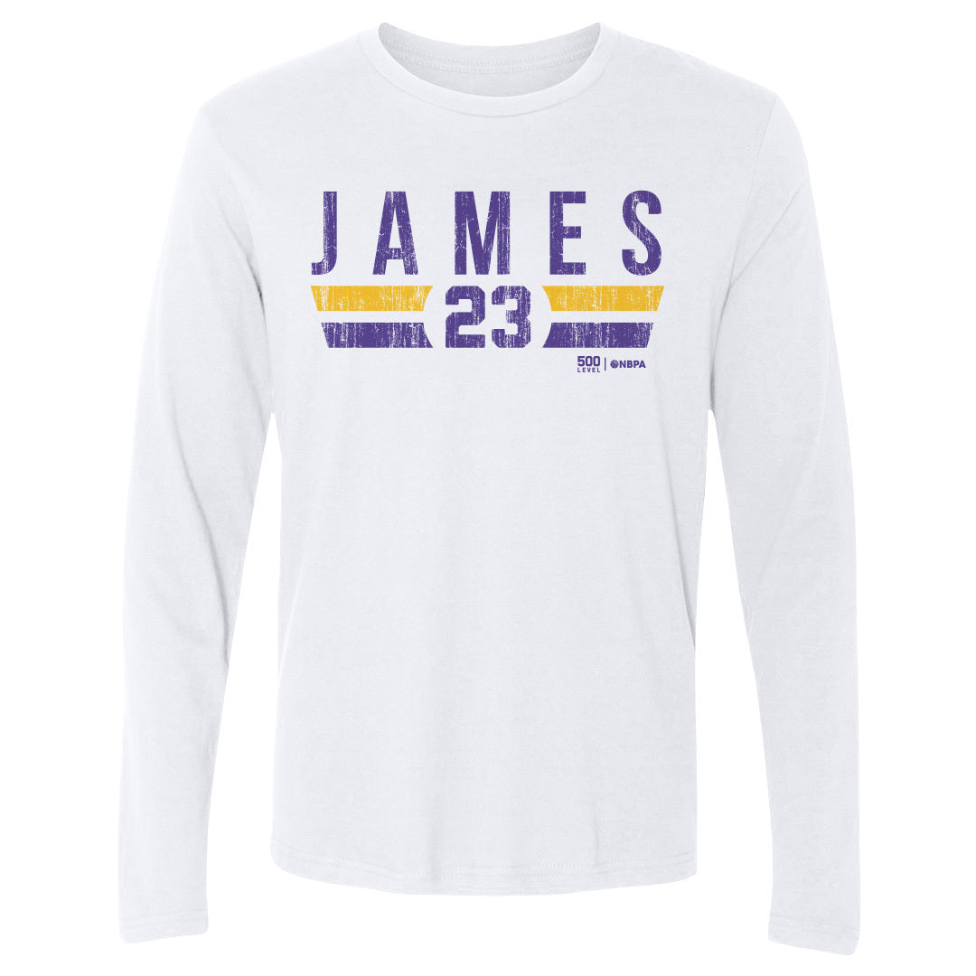 LeBron James Los Angeles Lakers Font - Lakers Store