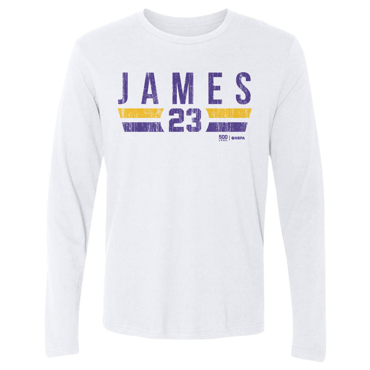 LeBron James Los Angeles Lakers Font - Lakers Store