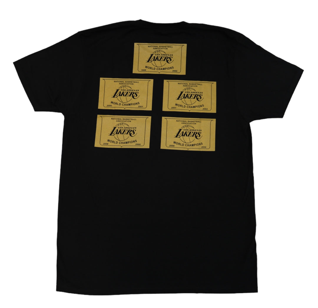 Lakers 5 Champ Banners Tee