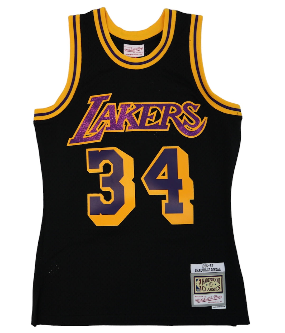LAKERS ONEAL GLITTER SWINGMAN JERSEY1