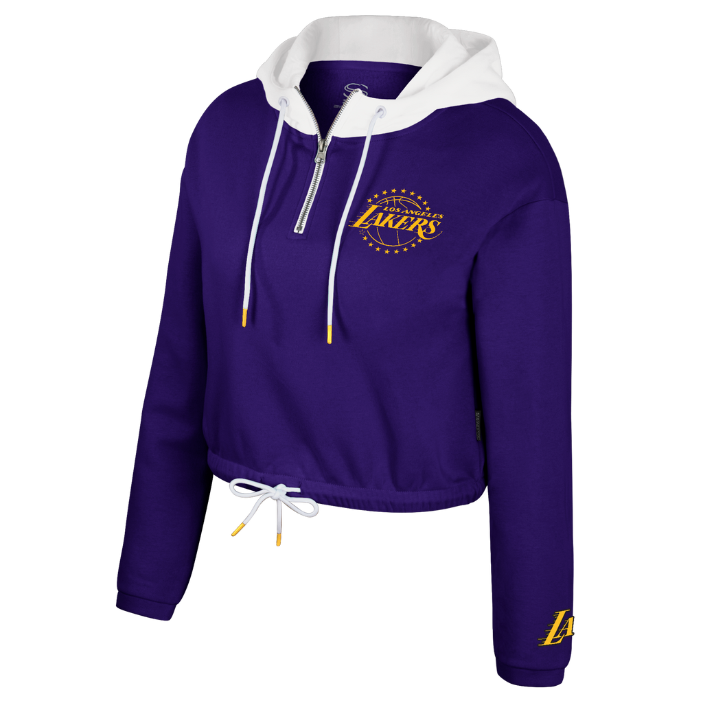 Lakers CE24 Women's Game Plan Quarter Zip Hoodie – Lakers Store