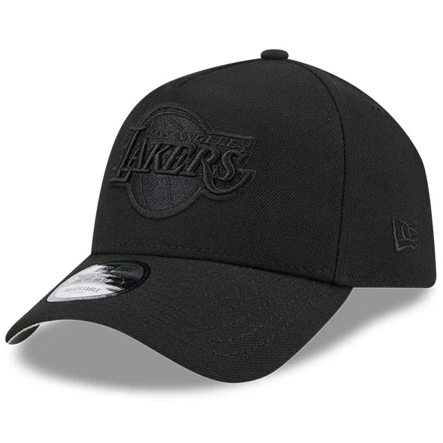 Lakers 940AF Black on Black Snapback Hat - Lakers Store
