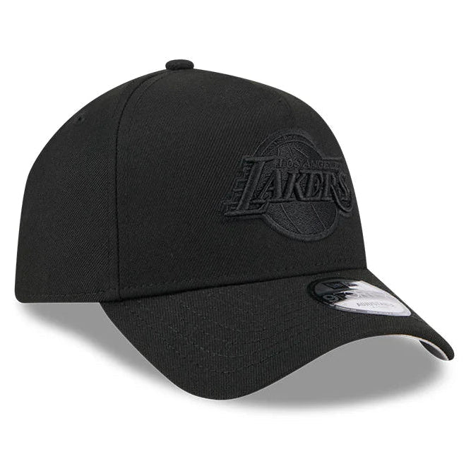 Lakers 940AF Black on Black Snapback Hat - Lakers Store