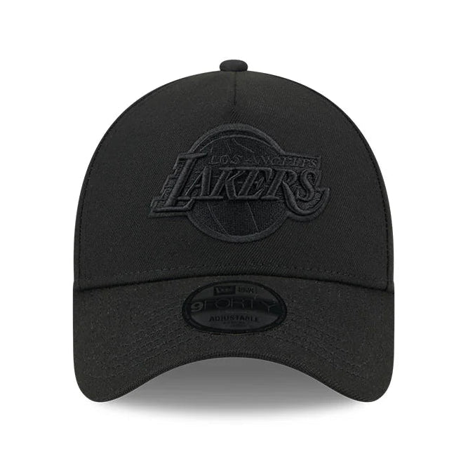 Lakers 940AF Black on Black Snapback Hat - Lakers Store