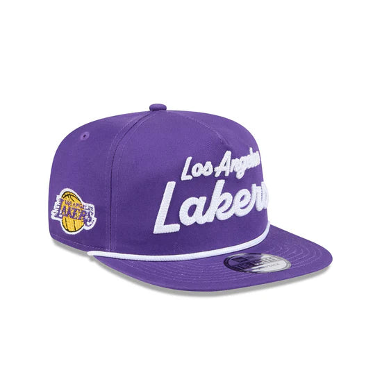 Lakers Golfer Team Rope Snapback Hat