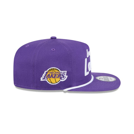 Lakers Golfer Team Rope Snapback Hat