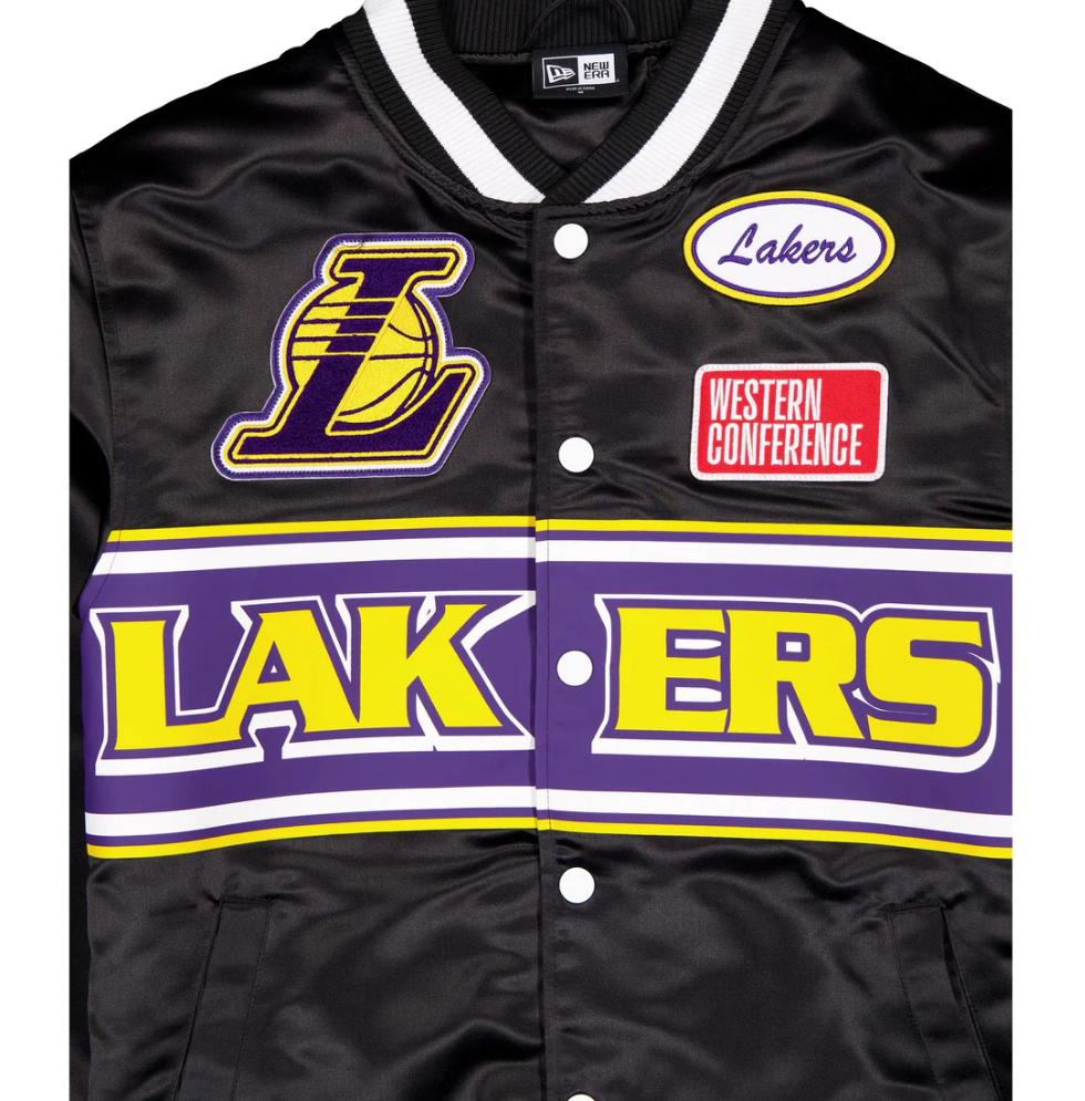 Lakers Rally Drv Letterman Jacket