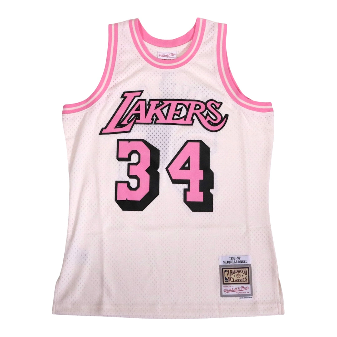 nba gear cheap Lakers Highlight Reel O'Neal 96 Swingman Jersey – Lakers Store