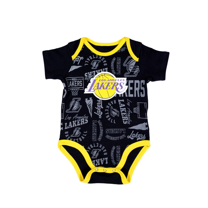 Lakers Infant Born to Hoop 3PC Creeper Set - Lakers Store