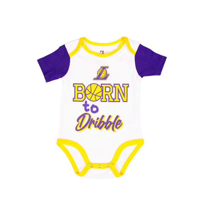 Lakers Infant Born to Hoop 3PC Creeper Set - Lakers Store
