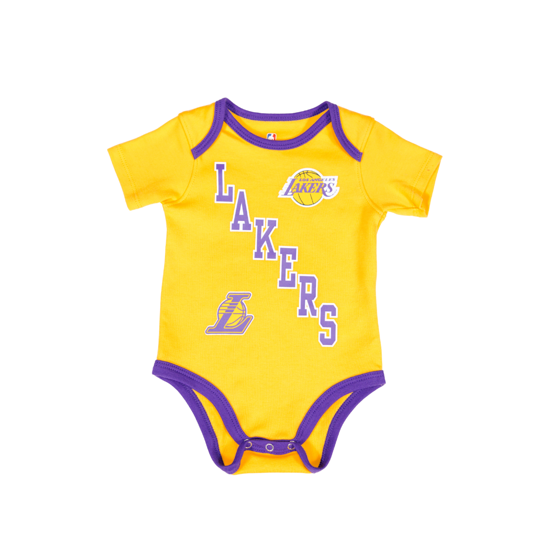 Lakers Infant Born to Hoop 3PC Creeper Set - Lakers Store