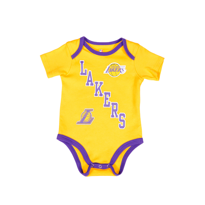 Lakers Infant Born to Hoop 3PC Creeper Set - Lakers Store