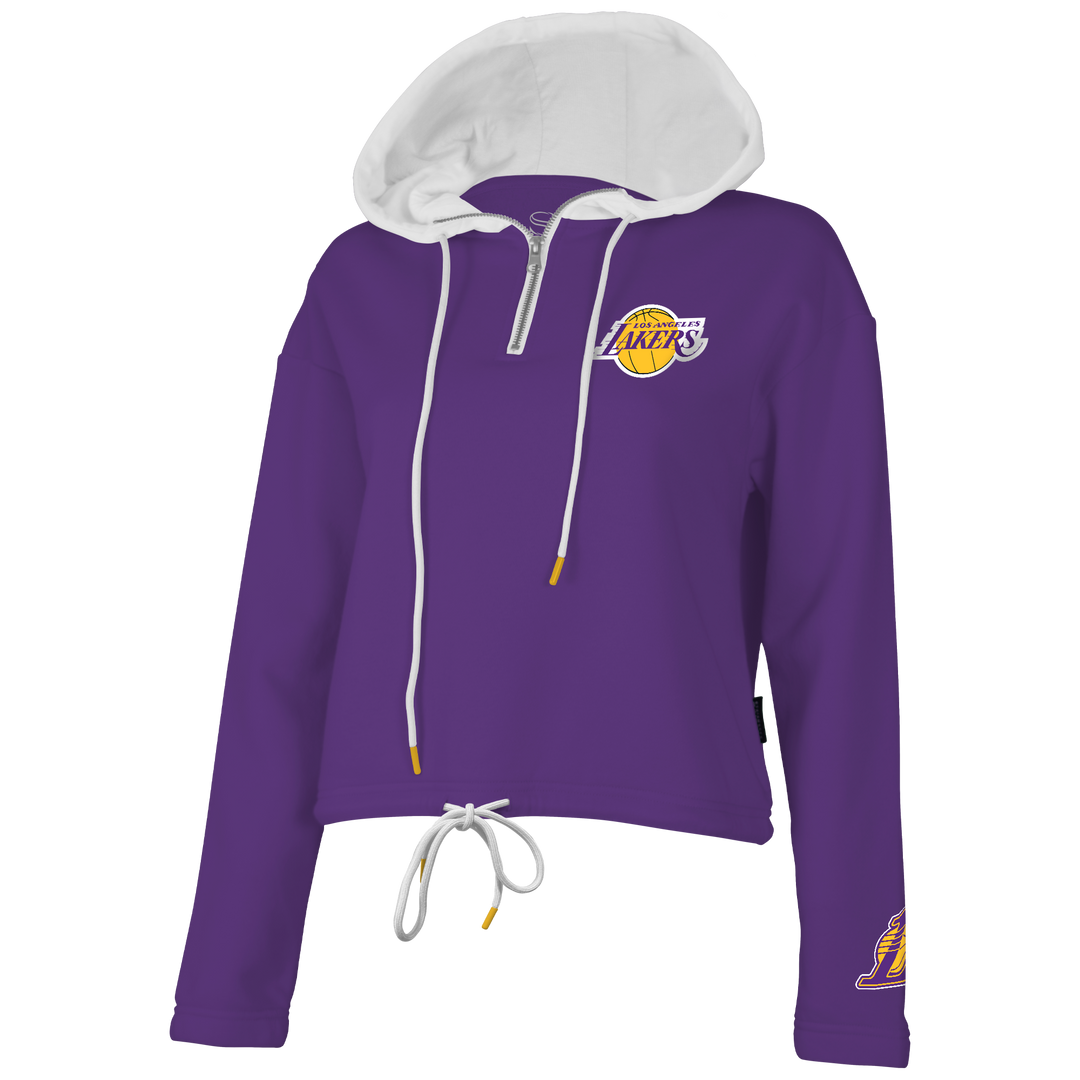 Lakers Game Plan Qtr Zip Hoodie