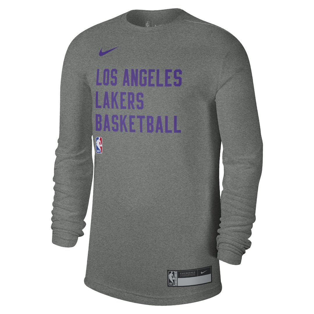 Lakers Practice Dri-FIT Long-Sleeve T-Shirt