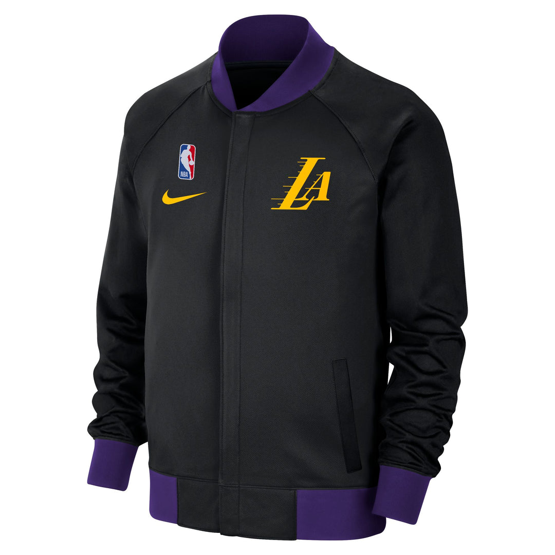 Nba Lakers Retro Lakers Tracksuit Tops Mens Nike Los Angeles