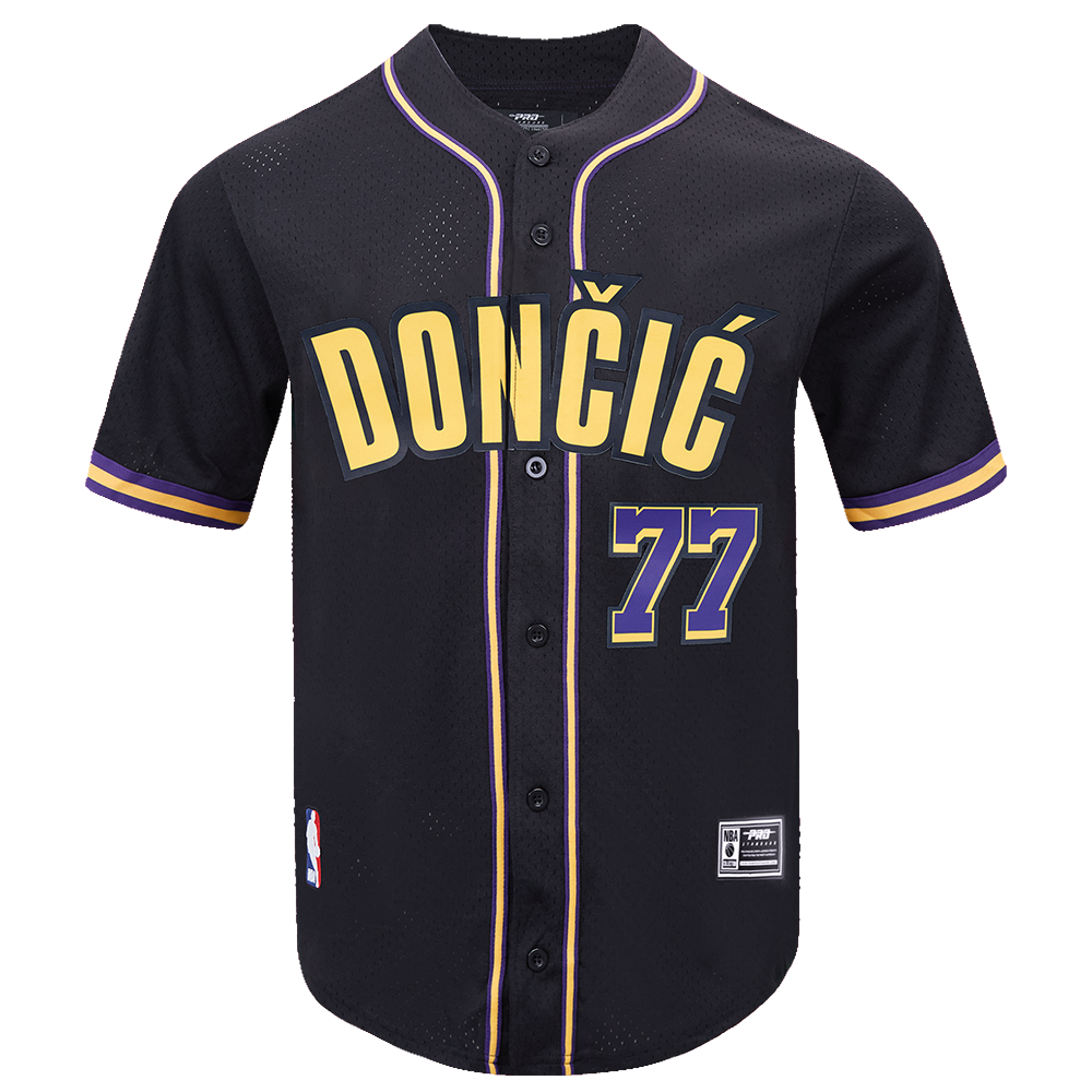 Lakers Dončić 77 Classic Player Button Mesh Shirt