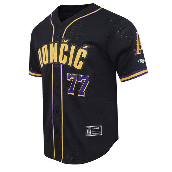 Lakers DONČIĆ 77 ユニフォーム Lakers Dončić 77 Classic Player Button Mesh Shirt – Lakers Store