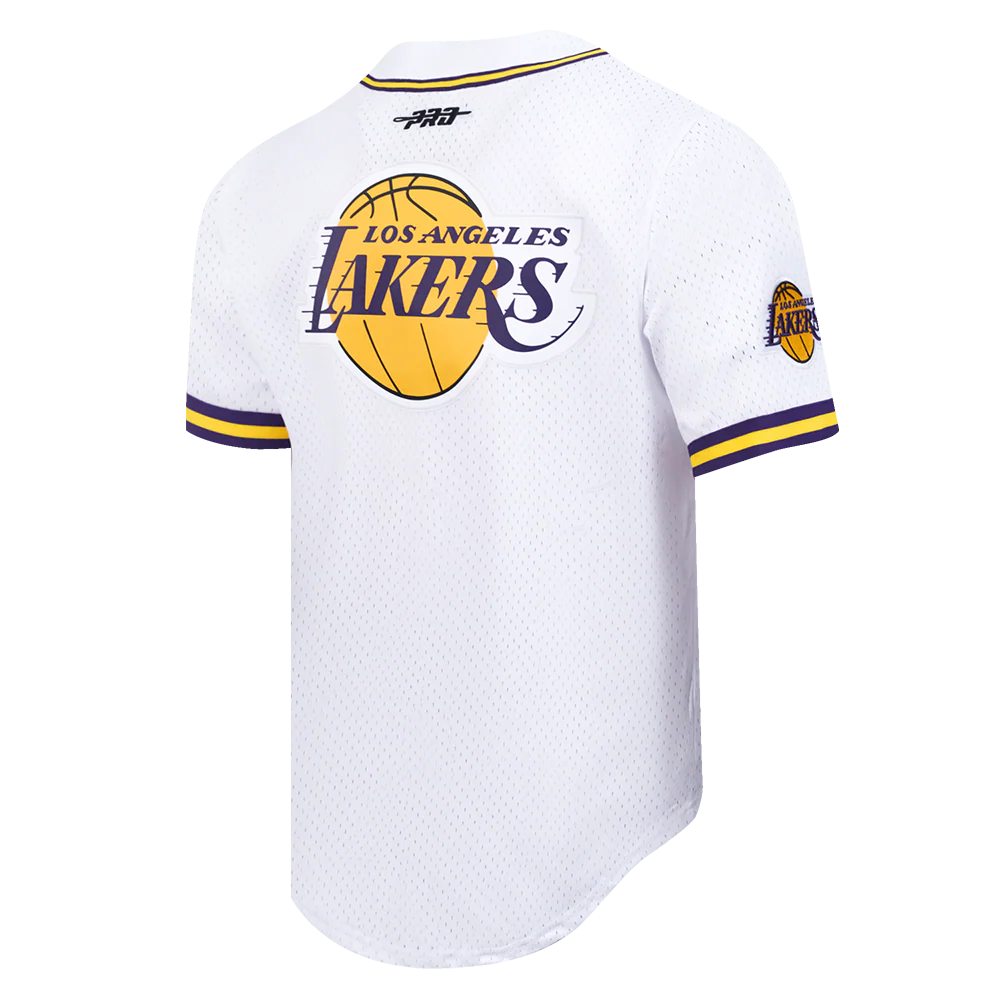 Lakers Dončić 77 Classic Player Button Mesh Shirt – Lakers Store Lakers Dončić 77 Classic Player Button Mesh Shirt – Lakers Store