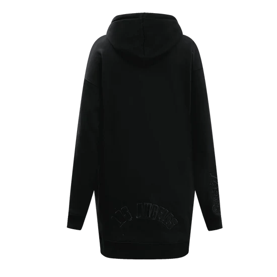 Lakers Women's Triple Black Fleece Hoodie Dress – Lakers Store