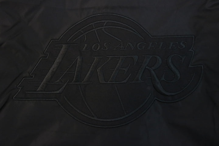 Lakers Black Out Embroidered Primary Coach Jacket