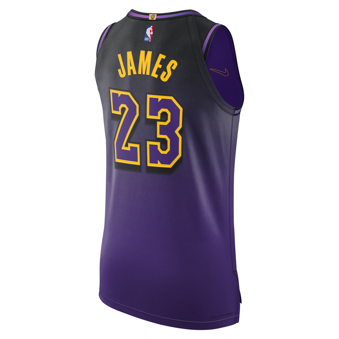 Authentic lebron jersey lakers online