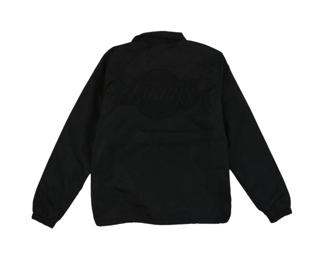 Lakers Black Out Embroidered Primary Coach Jacket