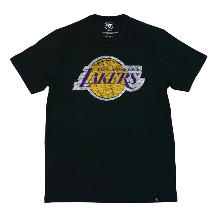 Lakers 47 Distressed Primary Logo Franklin Tee