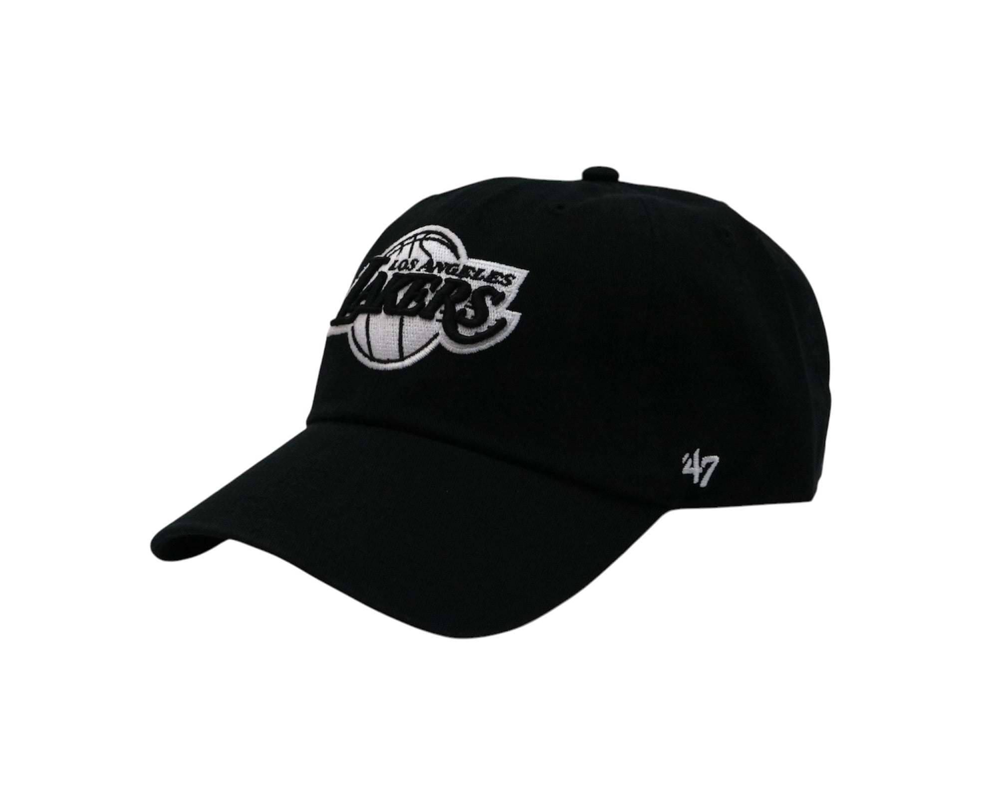 Lakers 47 Clean Up B W Hat Lakers Store