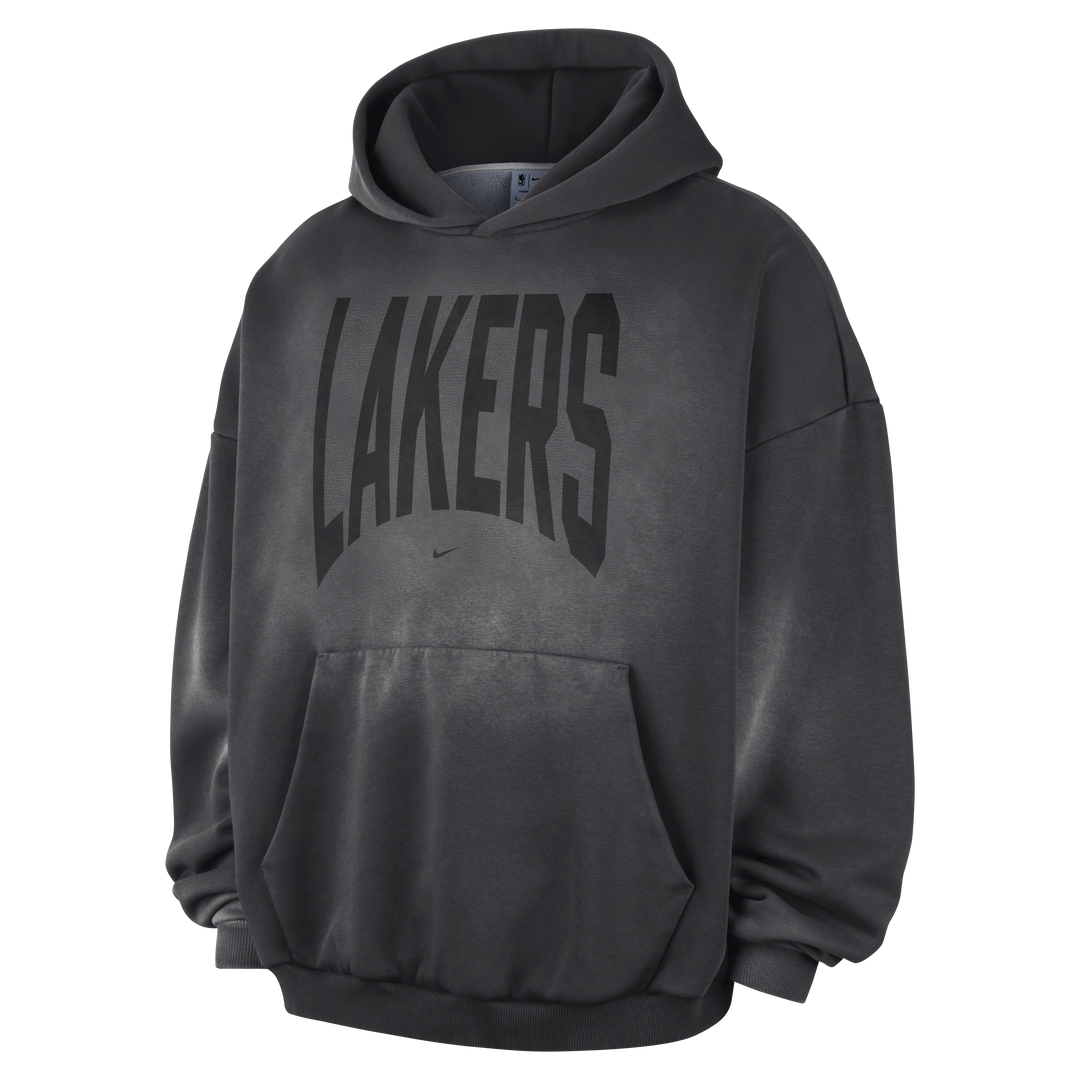 Lakers Nike Fleece Washed Hoodie - Lakers Store