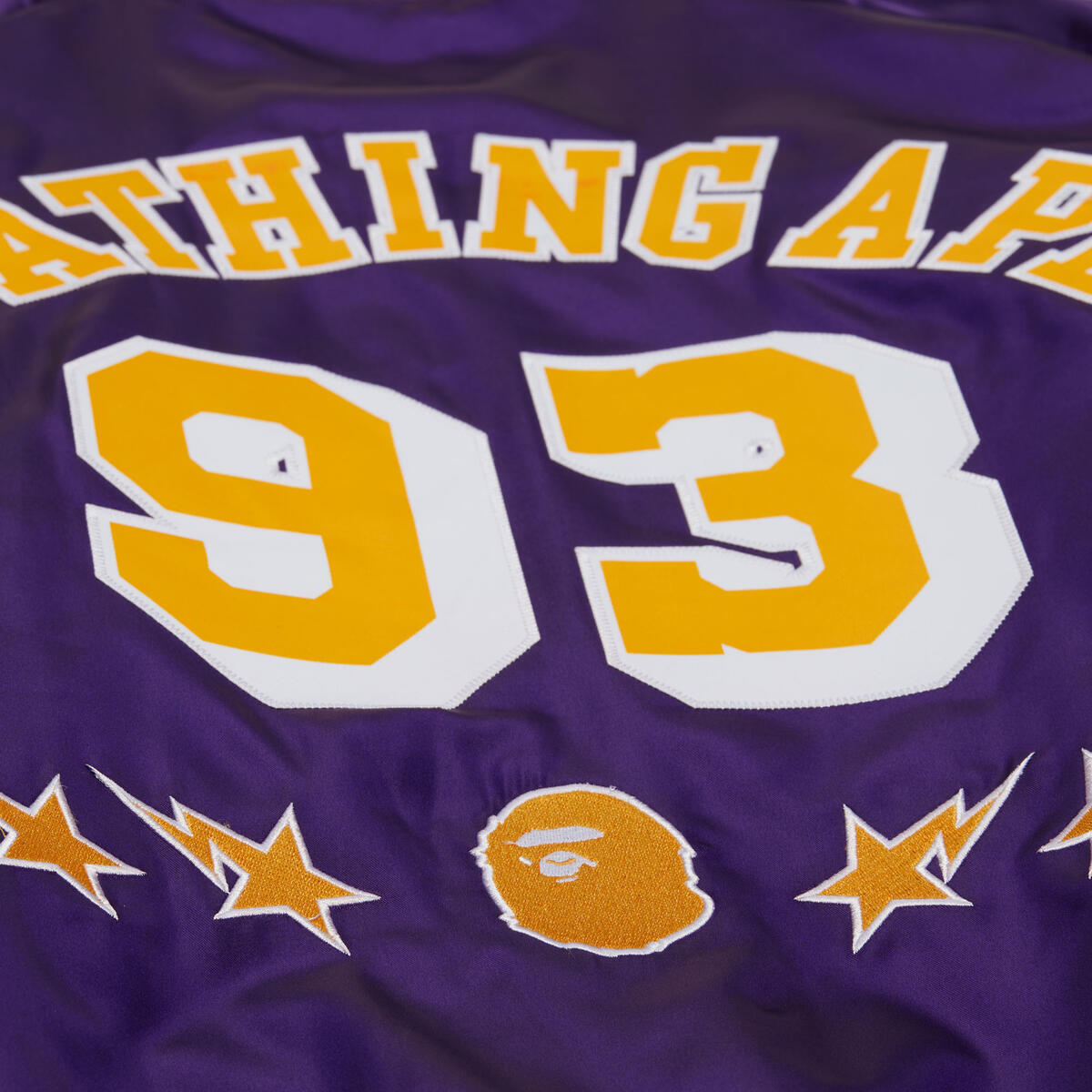 Lakers x BAPE MN Satin Jacket – Lakers Store