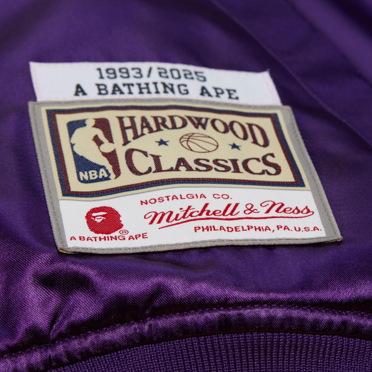 Lakers x BAPE MN Satin Jacket – Lakers Store