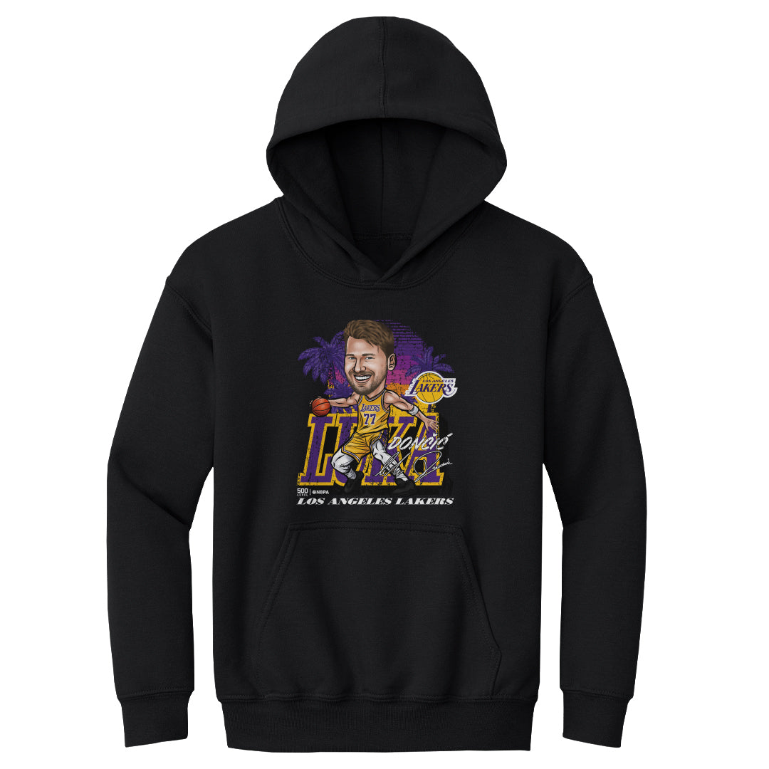 Luka Doncic Los Angeles Lakers City Cartoon WHT