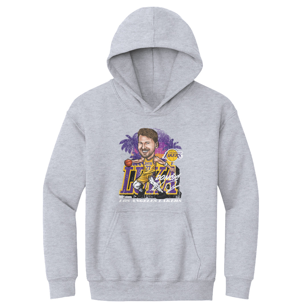Luka Doncic Los Angeles Lakers City Cartoon WHT