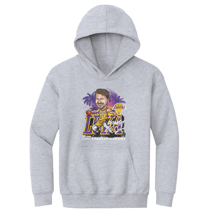 Luka Doncic Los Angeles Lakers City Cartoon WHT