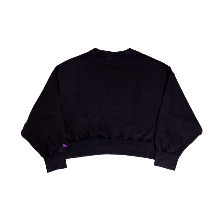 Lakers Women's Throwback Acid Wash Crewneck