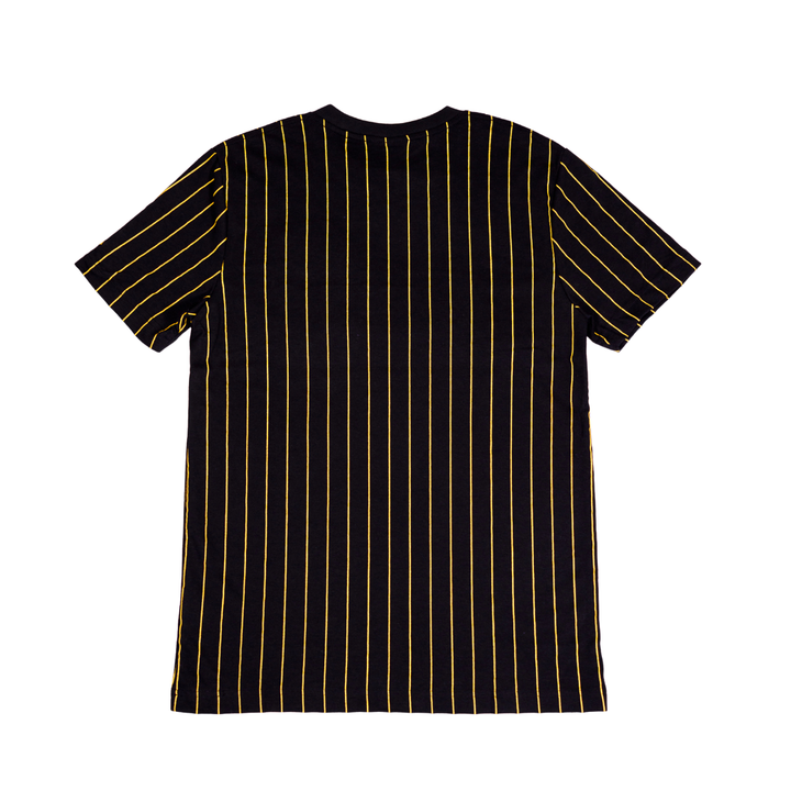 Lakers Throwback Pinstripe Wordmark SS Tee