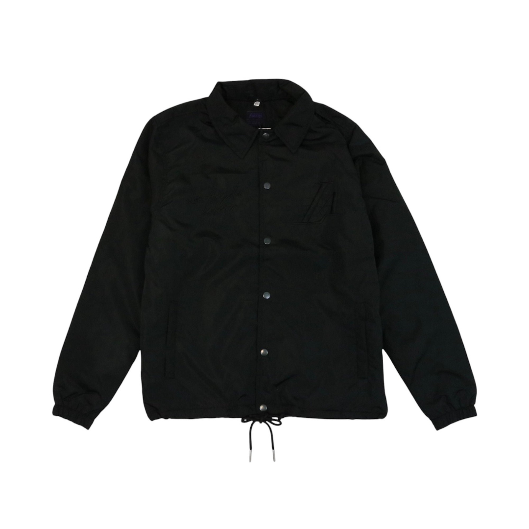 Lakers Black Out Embroidered Primary Coach Jacket – Lakers Store