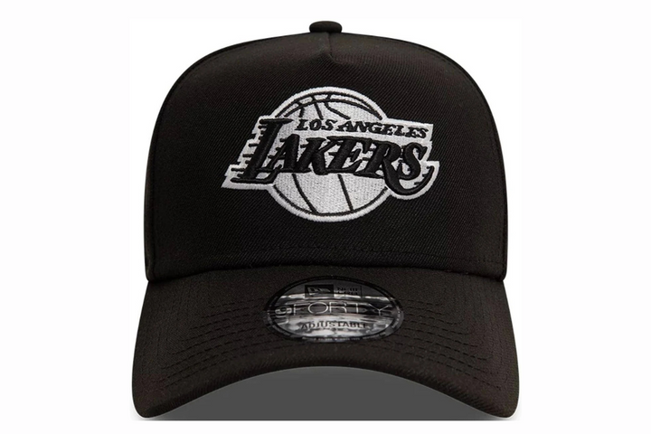 Lakers 940AF Black and White Snapback Hat - Lakers Store