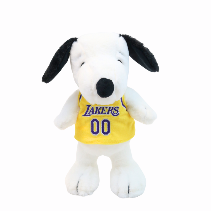 Lakers x Peanuts Snoopy In Jersey Plush - Lakers Store