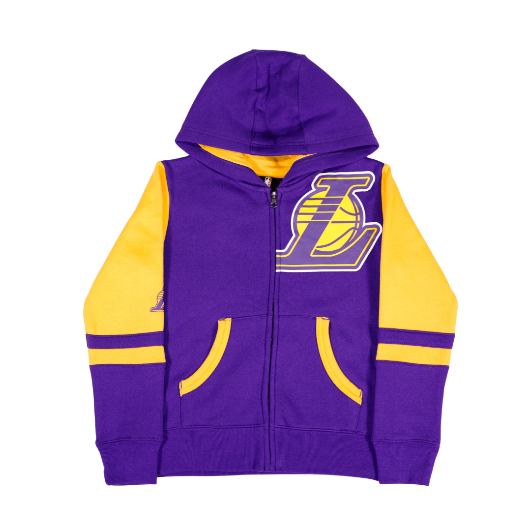 Lakers Kids Straight to the League Full Zip Jacket - Lakers Store