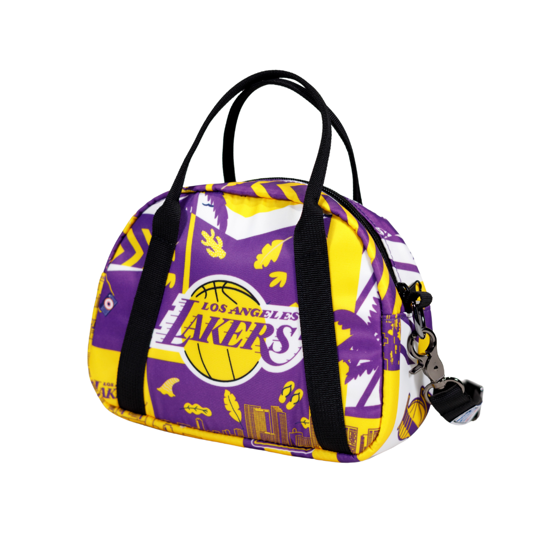【新品未使用品】NBA Lakers ボストンバッグ LAKERS ALL OVER MINI CROSSBODY PURSE – Lakers Store