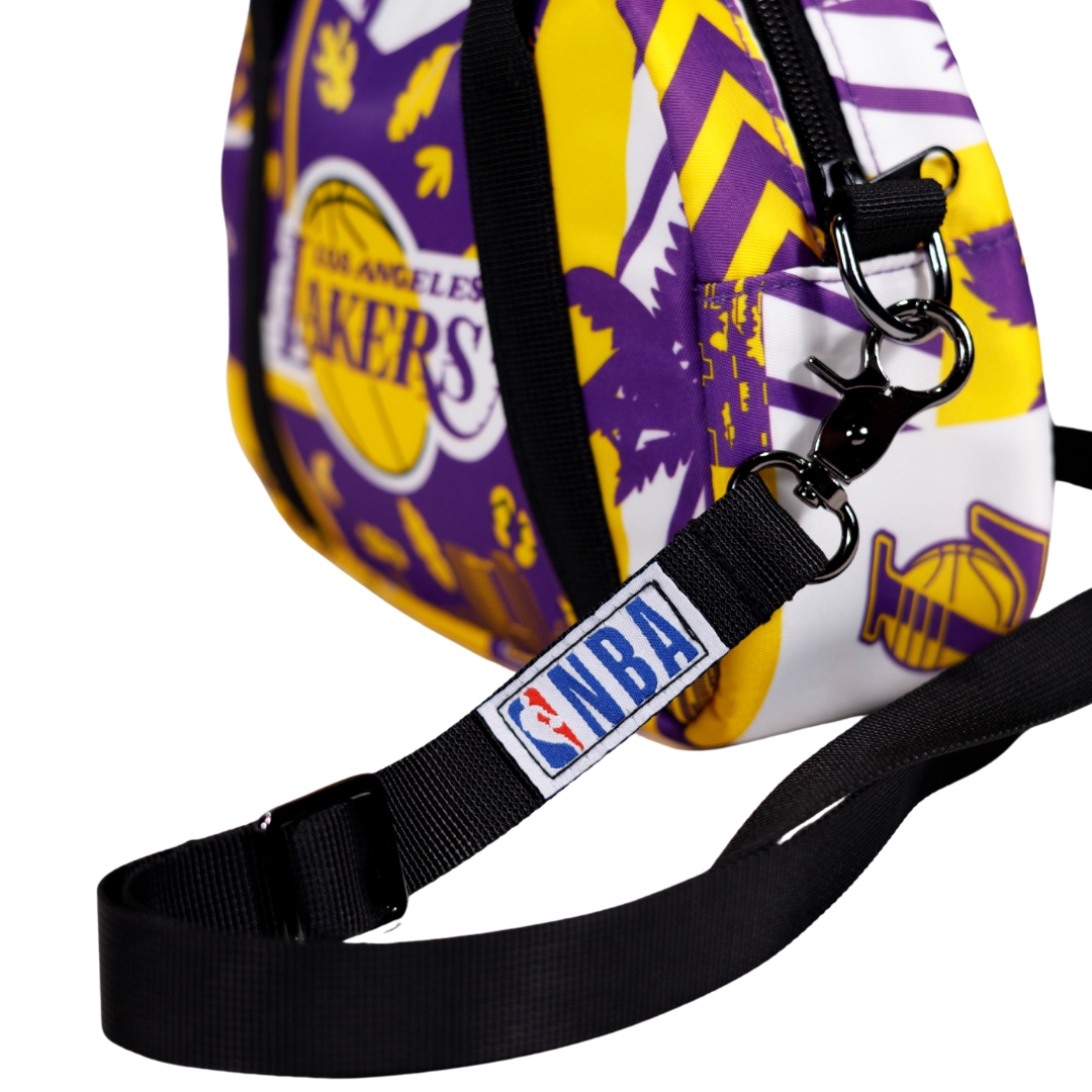 LAKERS ALL OVER MINI CROSSBODY PURSE