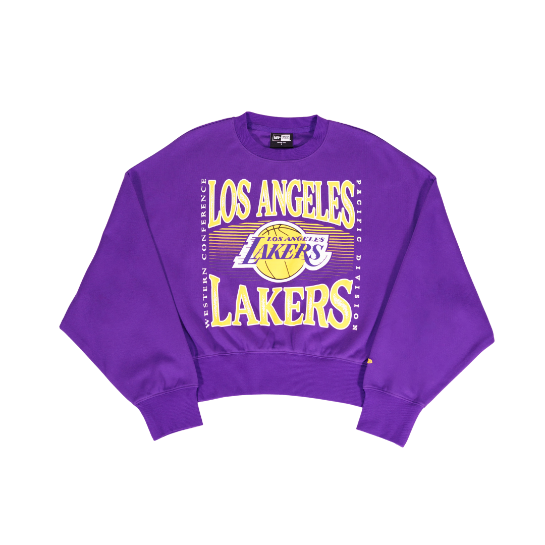 【公式&未使用品】LAKERSロゴ入りトレーナー Lakers Women's Leisure Full Front Crewneck – Lakers Store