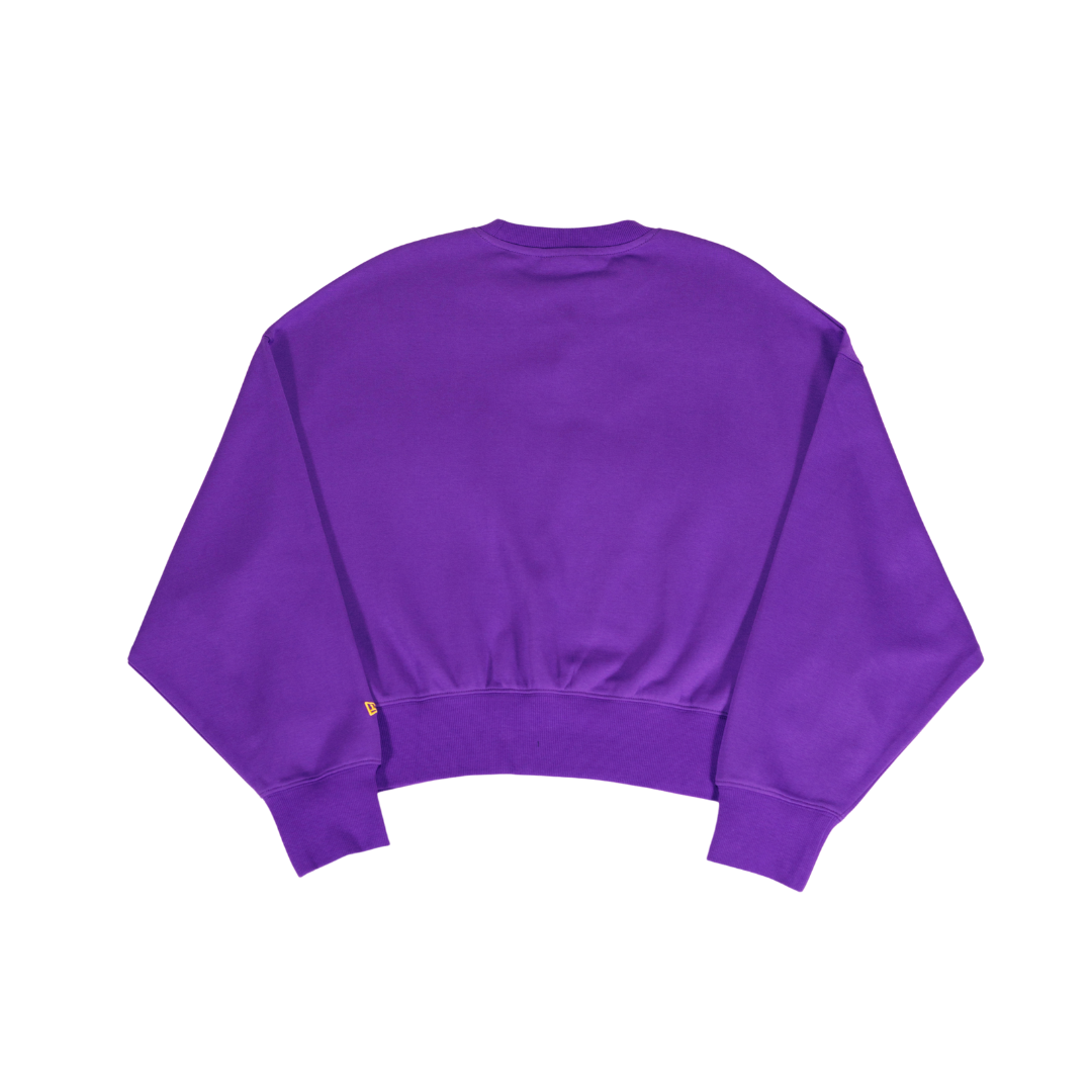Lakers Women's Leisure Full Front Crewneck