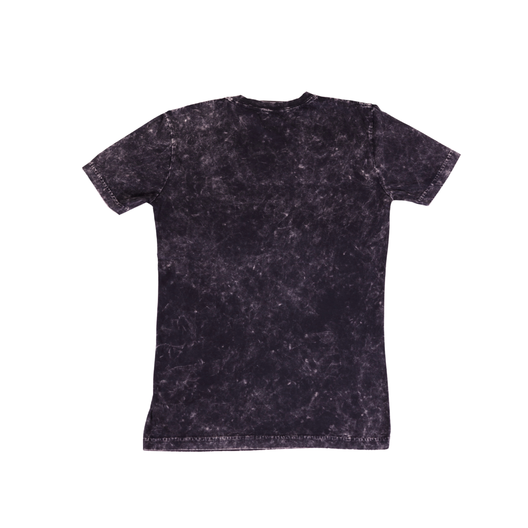 Lakers Throwback Vintage Logo Acid Wash SS Top