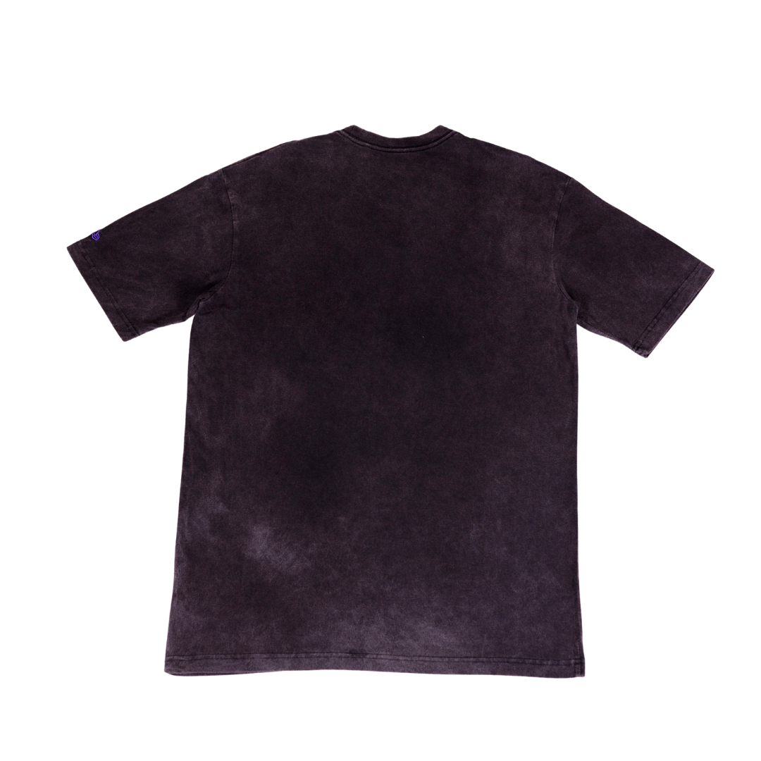 Lakers Oversized Acid Wash Primary Logo SS Tee