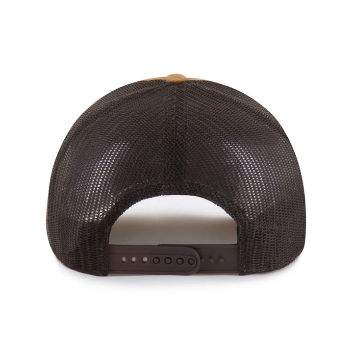 Lakers Carhartt Garmet Dyed Trucker Brown Snapback Hat