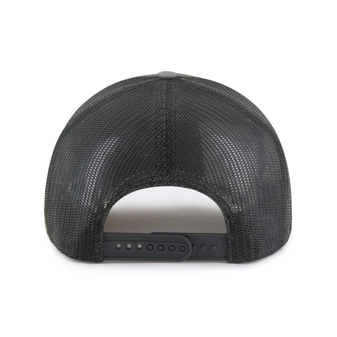 Lakers Carhartt Garmet Dyed Trucker Black Snapback Hat