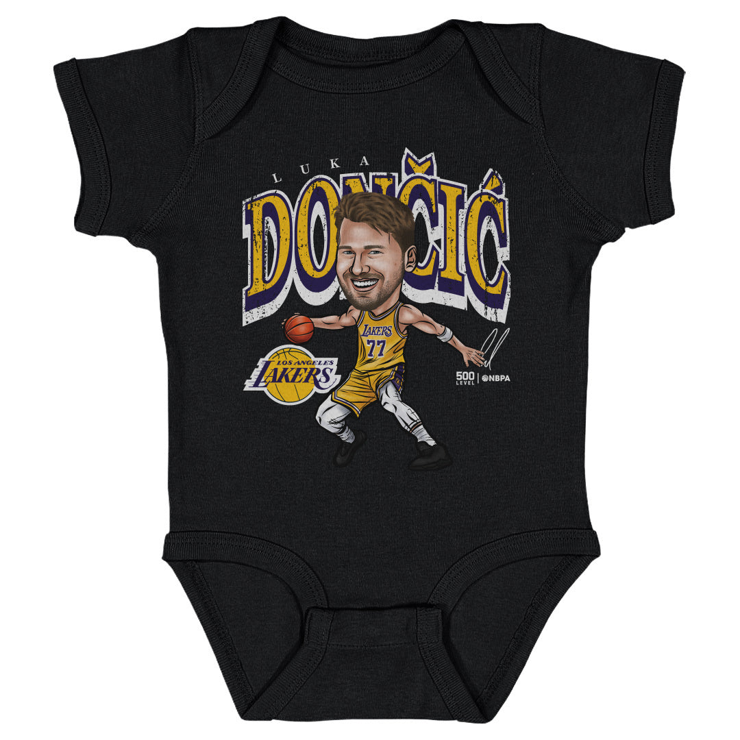 Luka Doncic Los Angeles Lakers Cartoon WHT