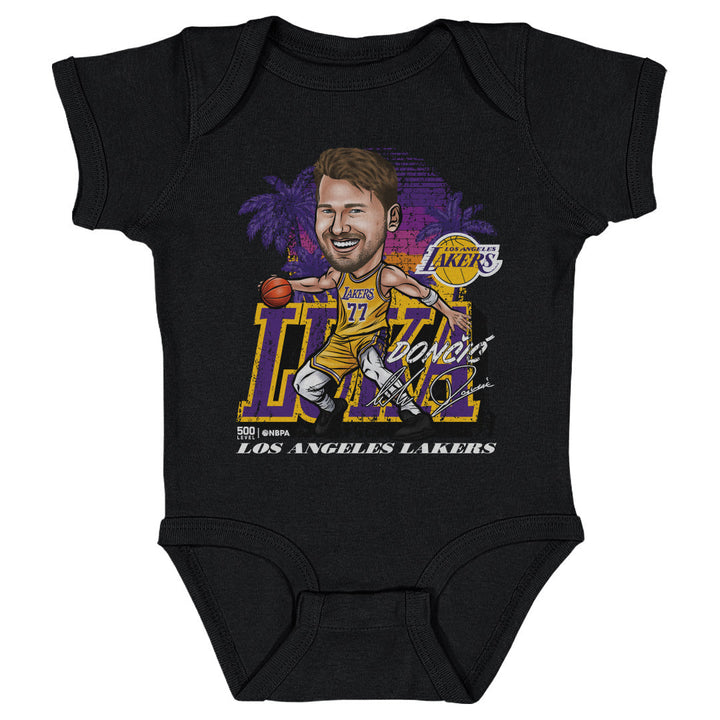 Luka Doncic Los Angeles Lakers City Cartoon WHT